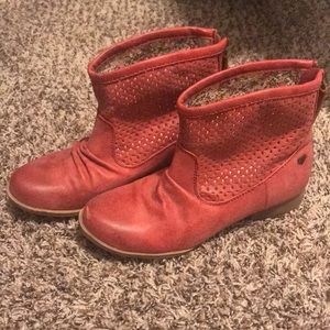 Roxy Red/Pink Booties